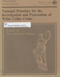 National Priorities for the Investigation and Prosecution of White Collar Crime by Benjamin R. Civiletti