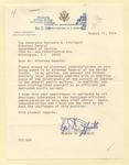 Letter of congratulations - Congressman Zeferetti