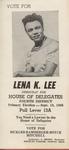 Vote for Lena K. Lee
