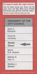 Vote Sheila Dixon for City Council President