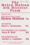 The Helen Holton 5th District Team