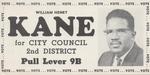 William Henry Kane for City Council