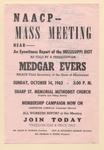 NAACP - Mass Meeting: Medgar Evers