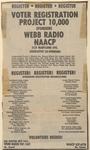 Voter Registration Project - WEBB Radio and the NAACP